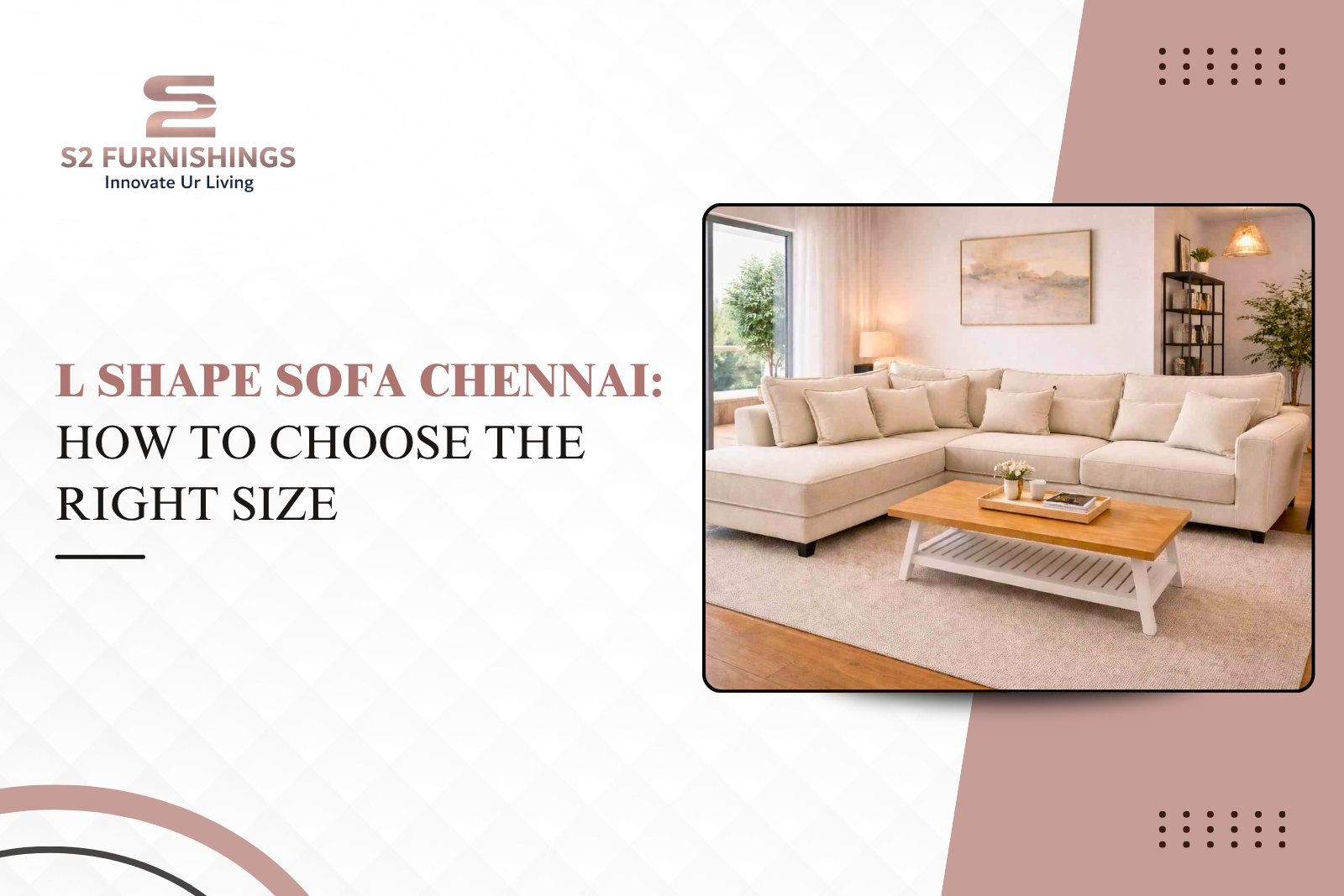 L Shape Sofa Chennai